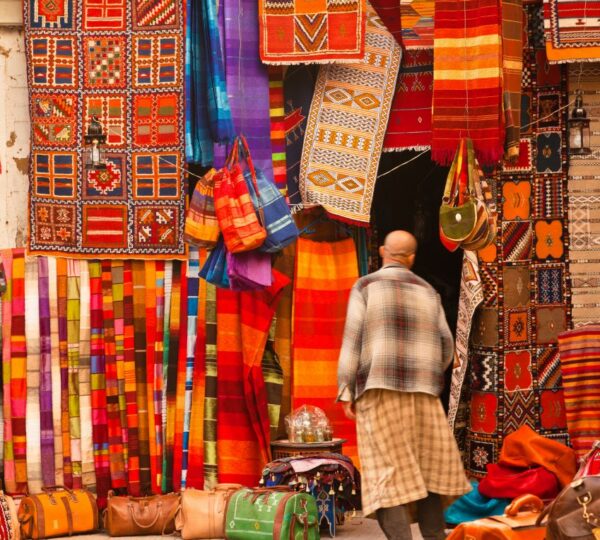 Souk Tapis Marrakech Maroc